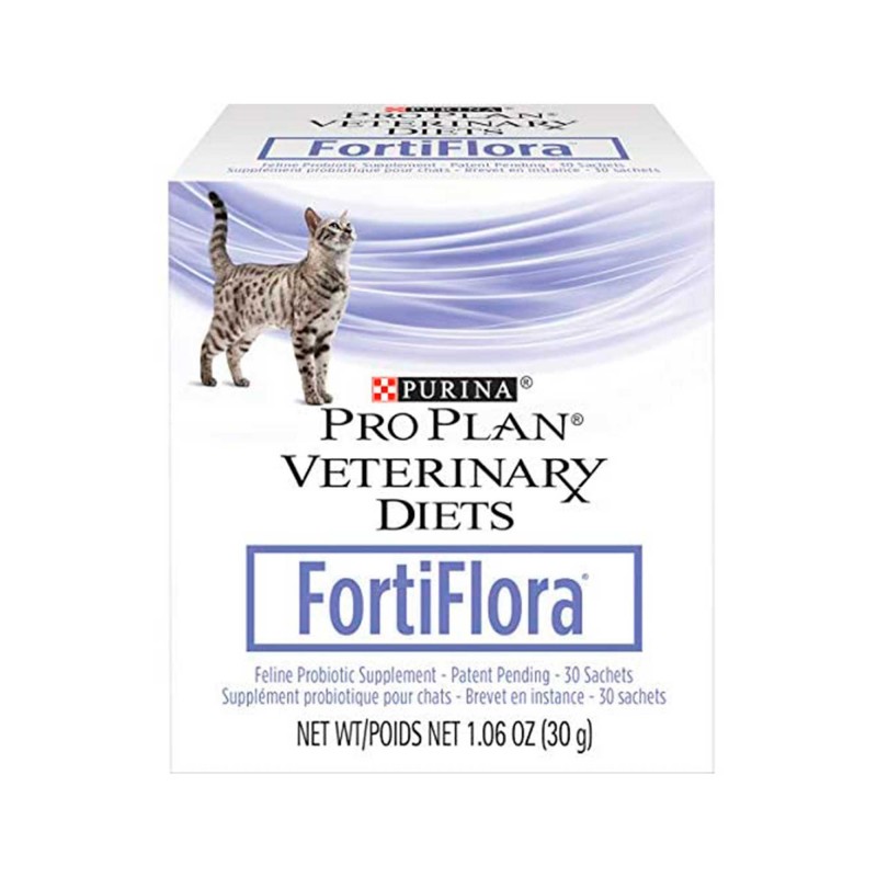 animal damnificados Privilegiado Fortiflora refuerzo para gatos para la flora intestinal con probióticos