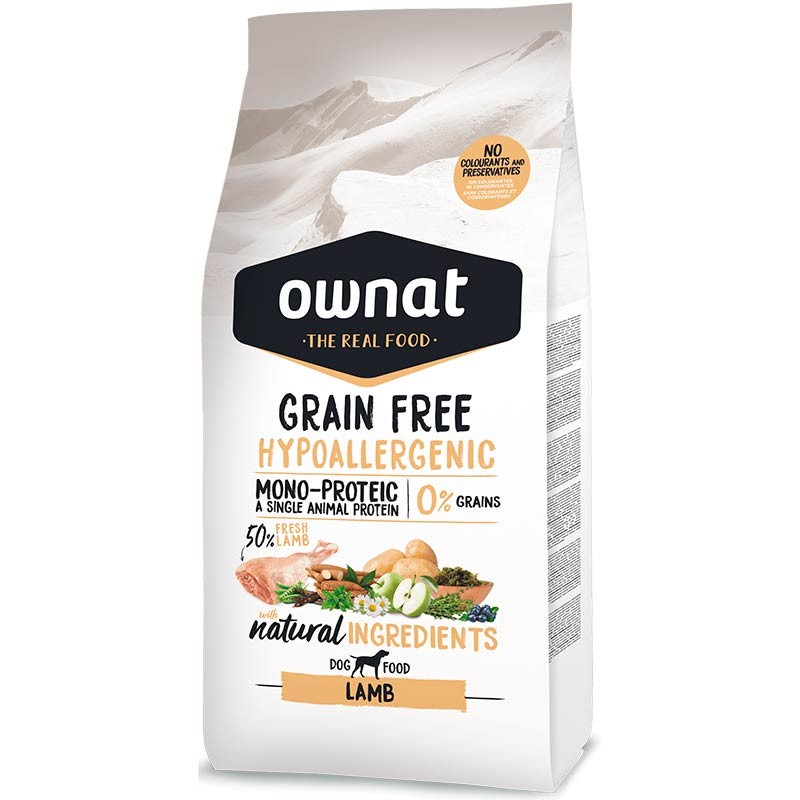 SUPERPRECIO12 Kg Ownat Hypoallergenic con cordero para perros